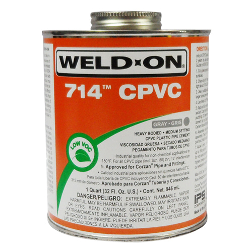 PVC접착제 WELDON CPVC 714 회색